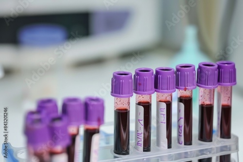 Influenza test to look for abnormalities from blood 