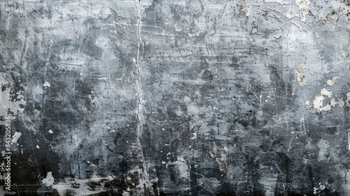 Gray grunge background with scratches, ai