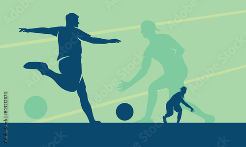 Great attractive editable and memorable kickball poster for competition and tournament event	