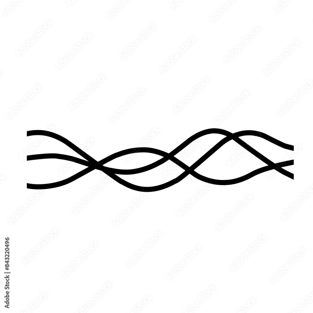 Abstract wavy lines pattern Abstract wavy lines pattern