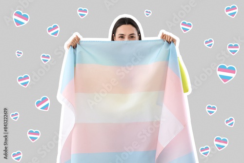 Young woman with transgende...