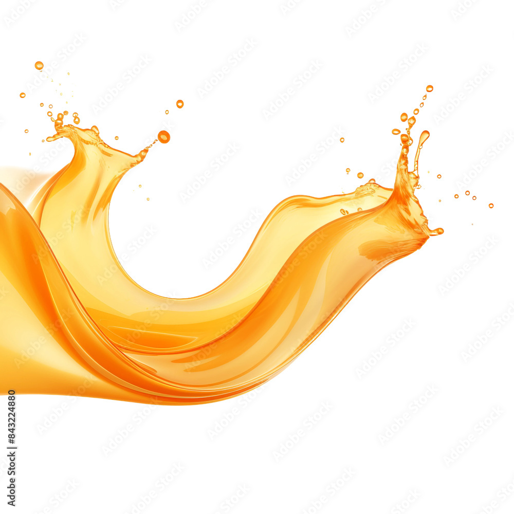 Fototapeta premium orange juice splash