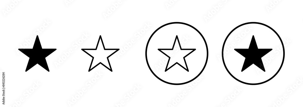 Star Icon vector isolated on white background. Star vector icon. Rating symbol Star Icon vector isolated on white background. Star vector icon. Rating symbol