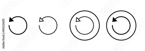 Refresh icon vector isolated on white background. Reload icon vector. Update icon. convert icon