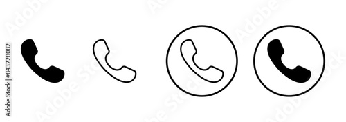 Call icon vector isolated on white background. Phone icon vector. mobile phone. telephone icon