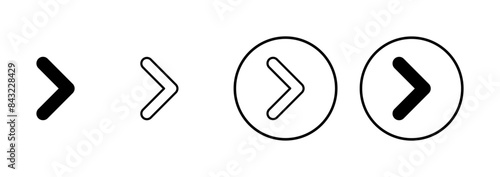 Arrow icon vector isolated on white background. Arrow symbol. Arrow vector icon