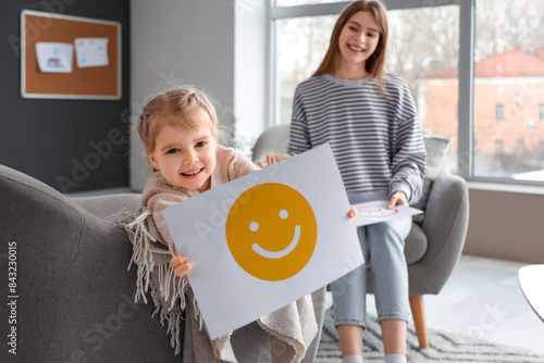 Little girl with happy smil...