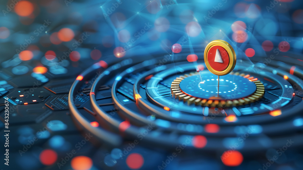 Photo Realistic Strategy Icon with Copy Space for Infographics Visually Appealing Business Insights Concept in Photo Stock Photo Realistic Strategy Icon with Copy Space for Infographics Visually Appealing Business Insights Concept in Photo Stock