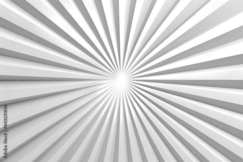 Obraz premium Hypnotic Spiral Pattern in Monochromatic Silver Tones Creating a Mesmerizing Visual Effect