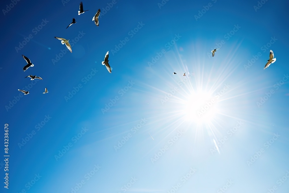 Obraz premium birds in the sky