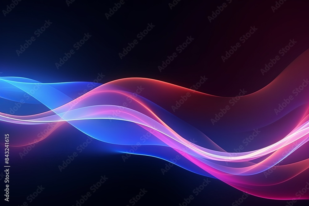 Abstract futuristic backdrop with glowing waves and neon lines concept of energy, technology Abstract futuristic backdrop with glowing waves and neon lines concept of energy, technology