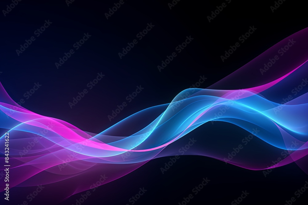 Abstract futuristic backdrop with glowing waves and neon lines concept of energy, technology Abstract futuristic backdrop with glowing waves and neon lines concept of energy, technology