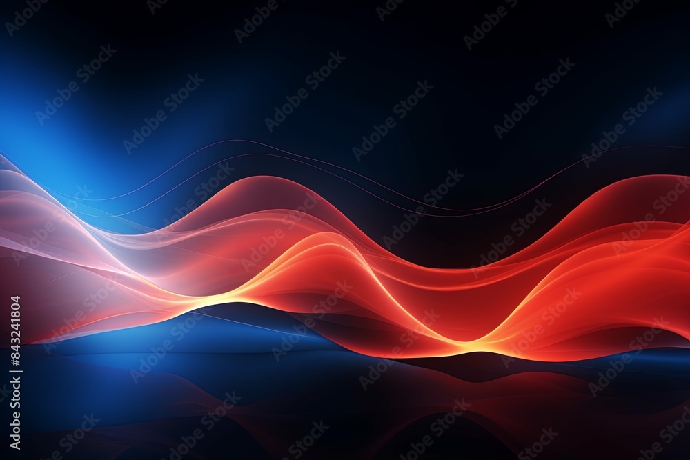 Abstract futuristic backdrop with glowing waves and neon lines concept of energy, technology Abstract futuristic backdrop with glowing waves and neon lines concept of energy, technology
