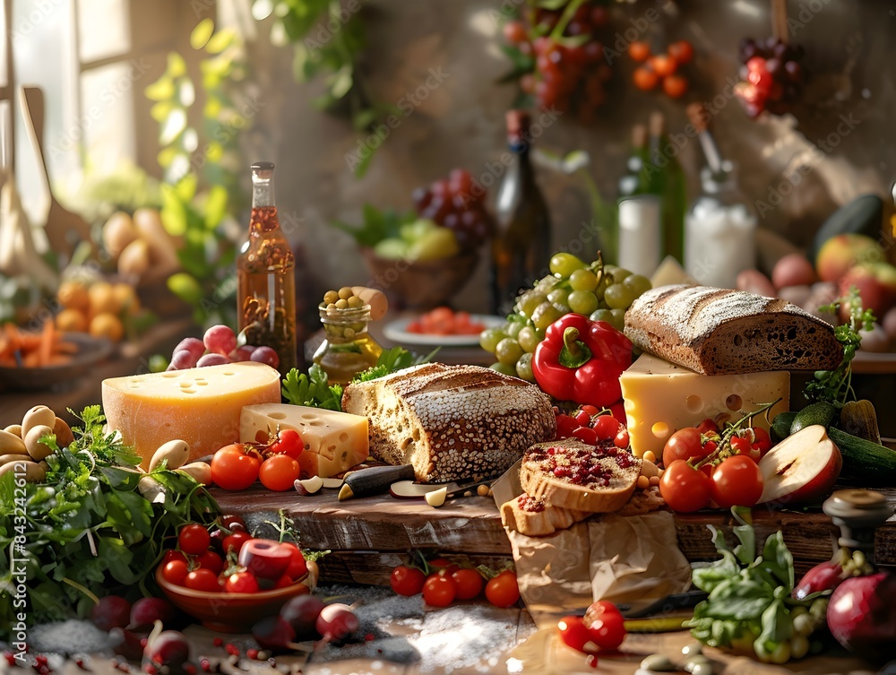 Diverse and Delectable Culinary Delights from Around the World on a Single Plate Diverse and Delectable Culinary Delights from Around the World on a Single Plate