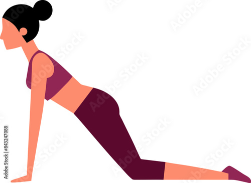 yoga pose illustration
