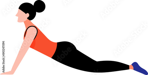 yoga pose illustration