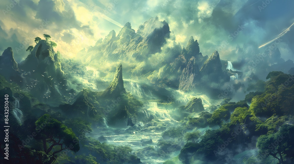 2. Picture a surreal landscape where mountains of varying heights depict the fluctuating growth of nature-inspired assets, surrounded by a shimmering, mystical aura. 2. Picture a surreal landscape where mountains of varying heights depict the fluctuating growth of nature-inspired assets, surrounded by a shimmering, mystical aura.