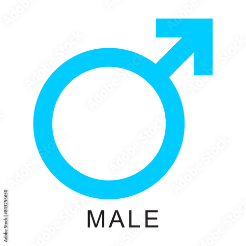 Gender symbols on a white background. Sexual orientation signs collection. Vector illustration flat design. Simple thin line icon design. Gender and sexual identity. LGBT symbol. Signify gender. Pride