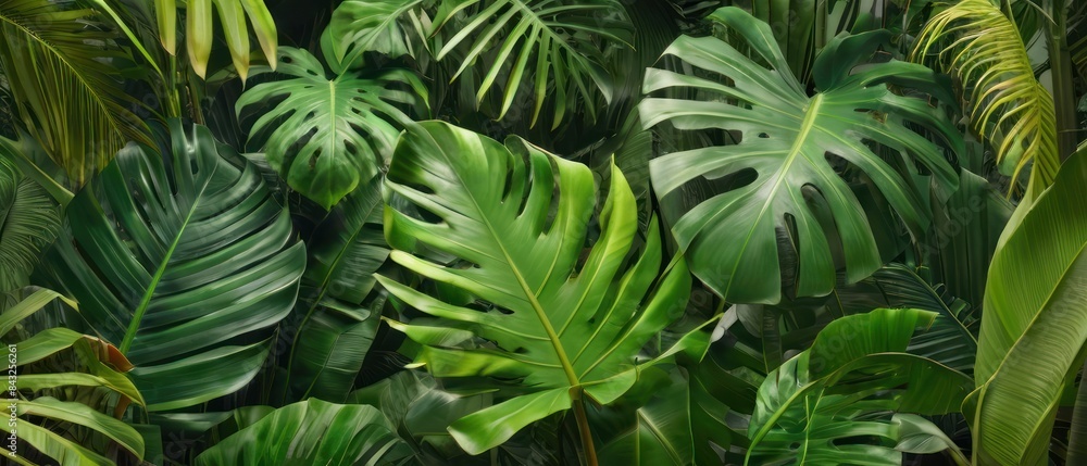 tropical forest leaf background. tropical leaves backdrop tropical forest leaf background. tropical leaves backdrop