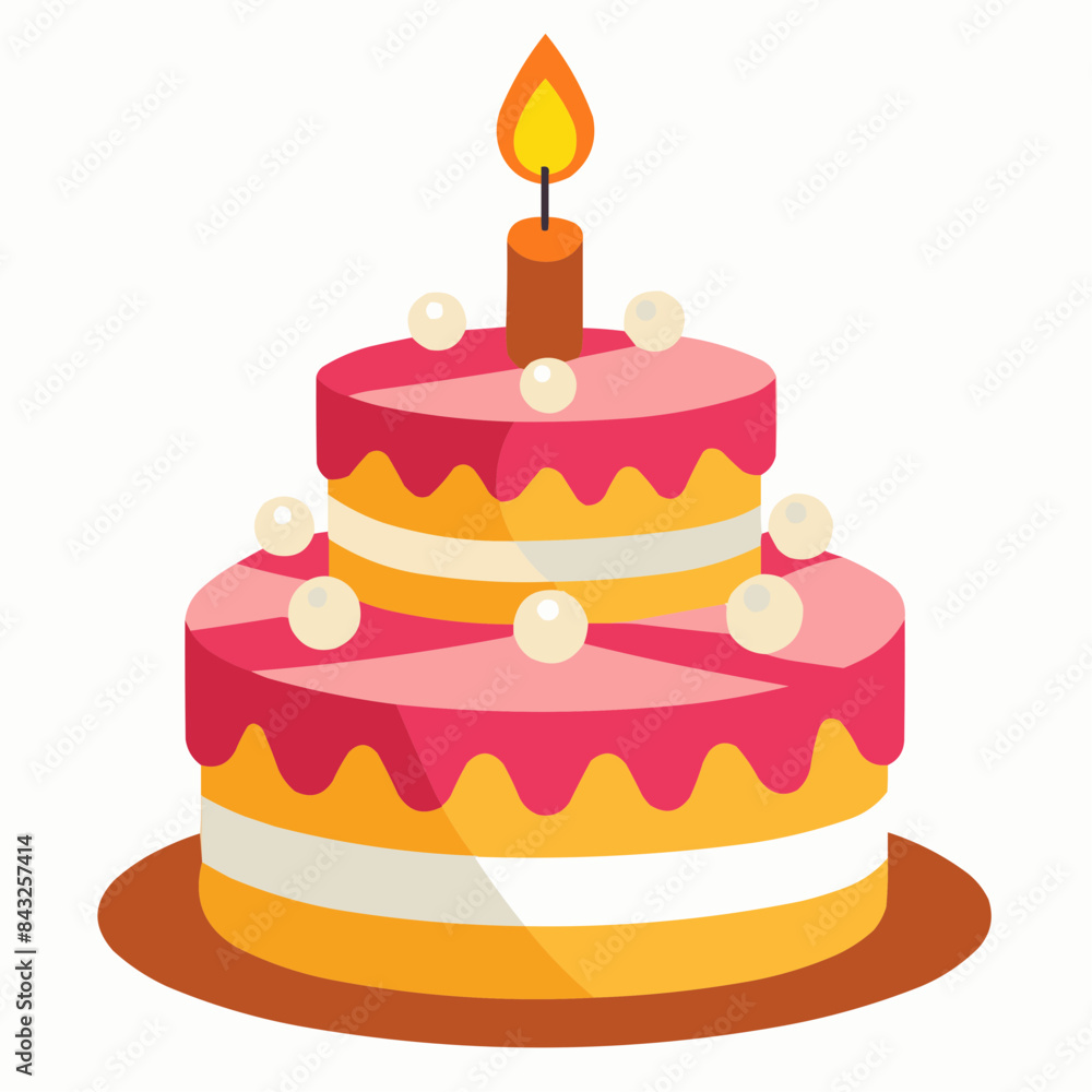 birthday cake with candles birthday cake with candles