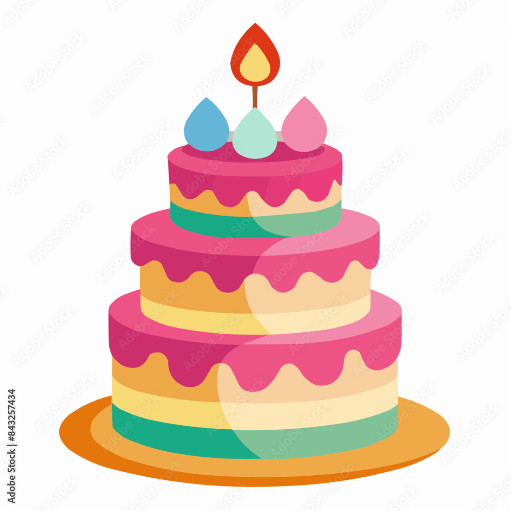 birthday cake with candles birthday cake with candles