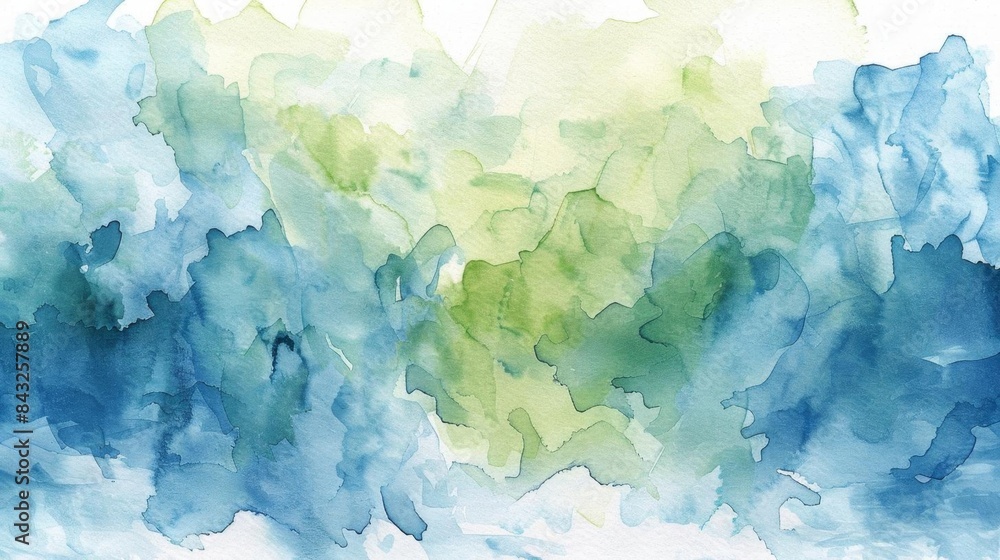 Abstract watercolor background with blue and green hues, perfect for artistic designs, themes, and creative projects. Abstract watercolor background with blue and green hues, perfect for artistic designs, themes, and creative projects.