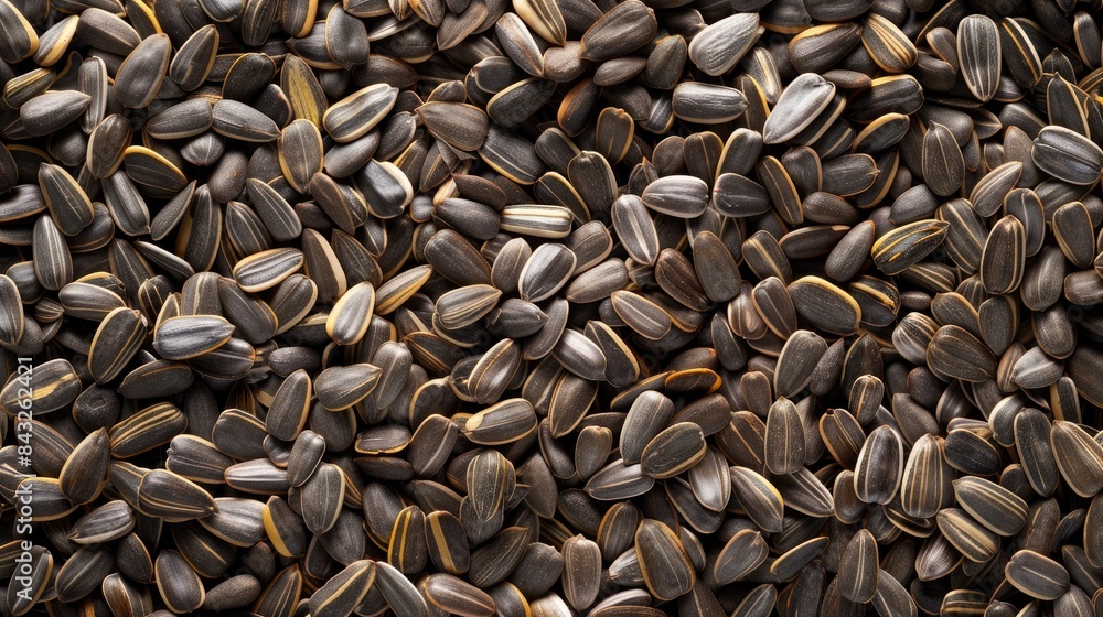 Background made of sunflower seeds texture Background made of sunflower seeds texture