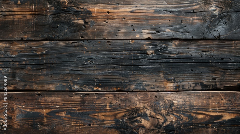 Naklejka premium Aged Wooden Background