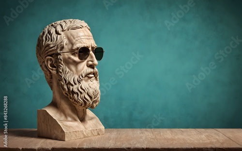 Greek stoic statue