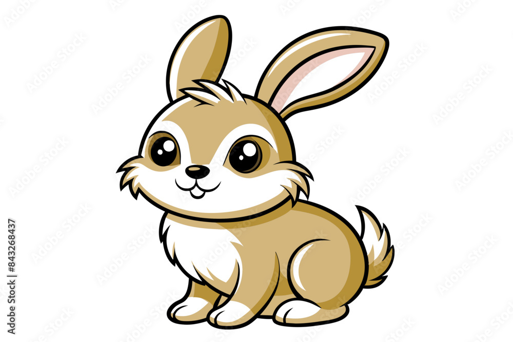 cute Rabbit different style vector illustration line art cute Rabbit different style vector illustration line art