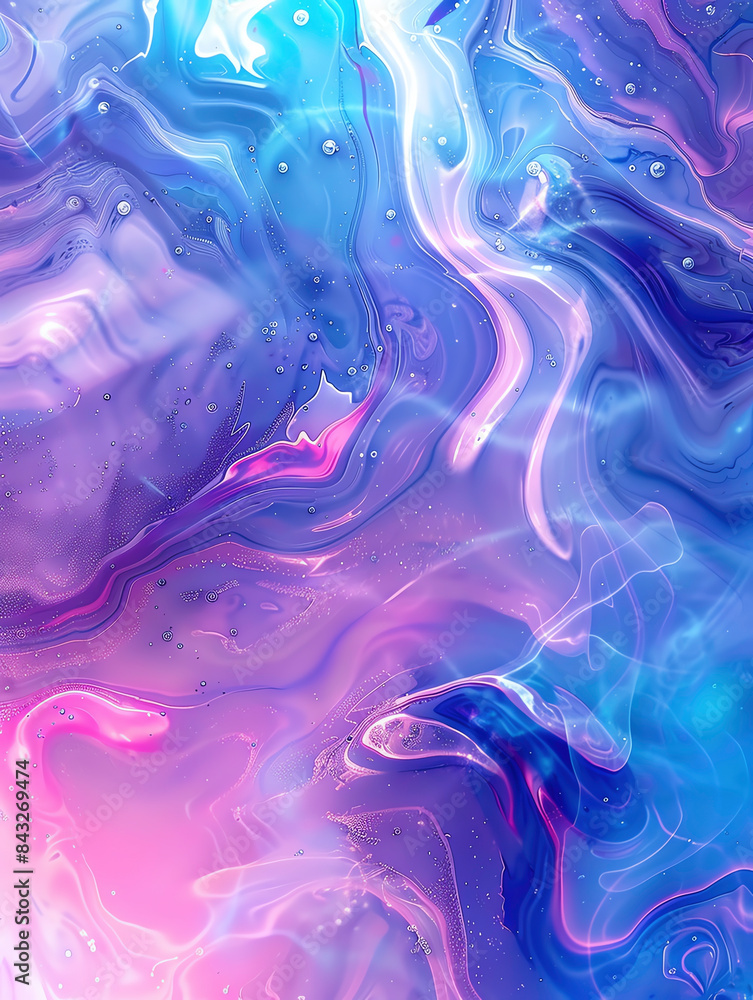 Abstract dreamy purple and blue fluid art with soft swirls and gradients creating a magical ethereal atmosphere. Abstract dreamy purple and blue fluid art with soft swirls and gradients creating a magical ethereal atmosphere.
