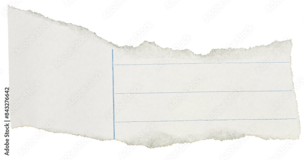 Fototapeta premium Torn ripped paper sheets