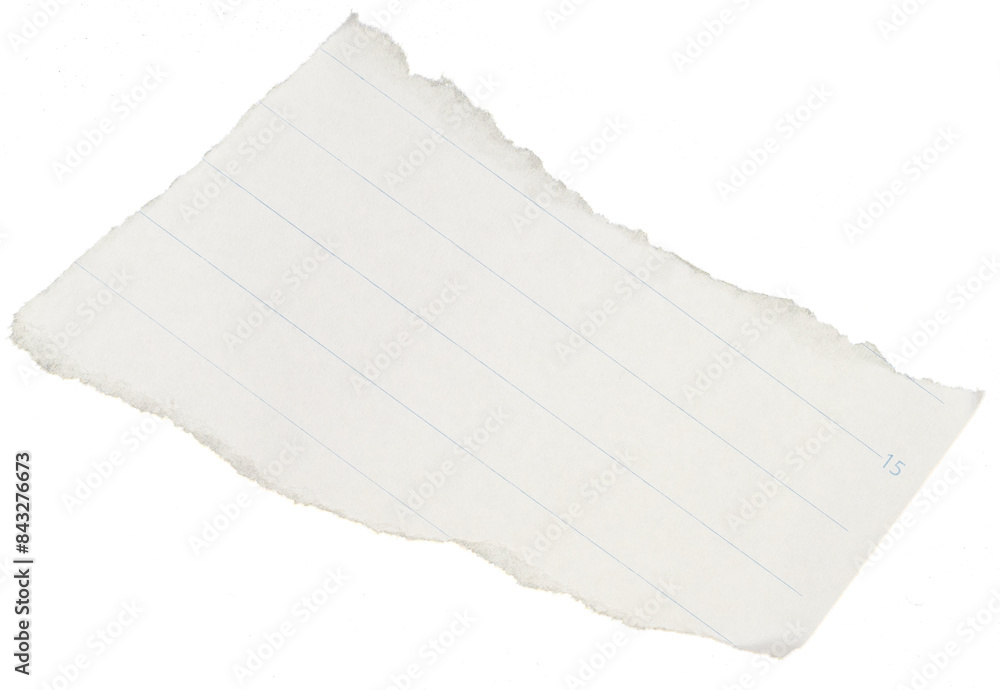 Fototapeta premium Torn ripped paper sheets