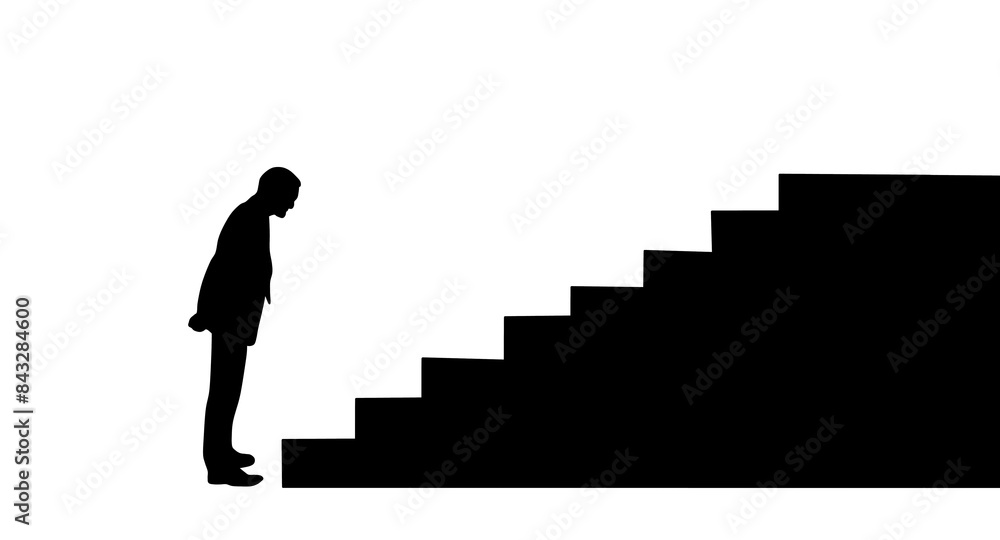 keep moving forward until we reach the point we dream of, black and white line art illustration