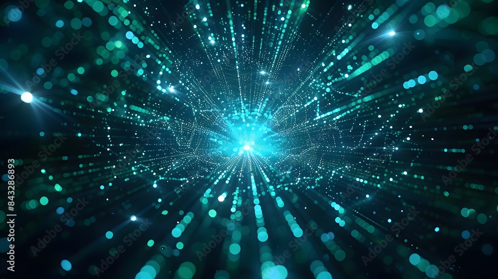 Abstract digital backdrop showcasing intricate lines and geometric shapes connected by glowing points of light, complexity and precision of artificial intelligence and machine learning. Abstract digital backdrop showcasing intricate lines and geometric shapes connected by glowing points of light, complexity and precision of artificial intelligence and machine learning.