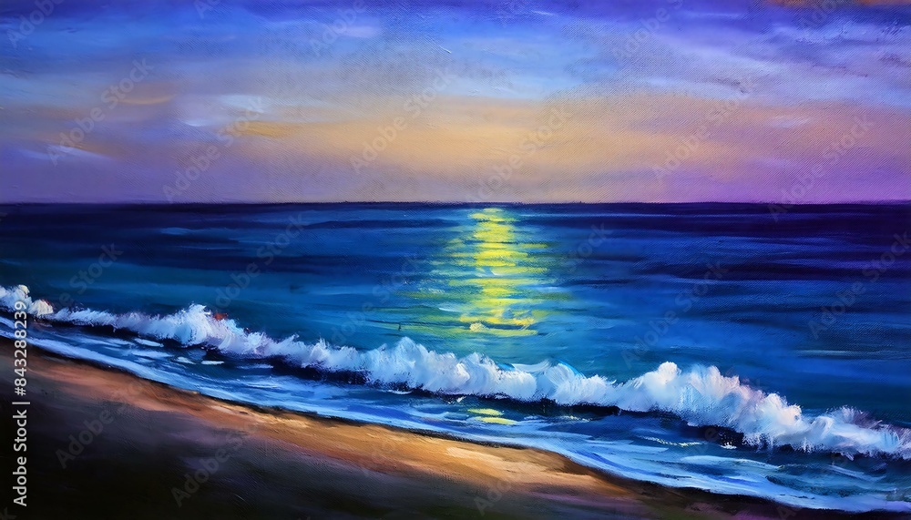 Fototapeta premium sunset over the sea