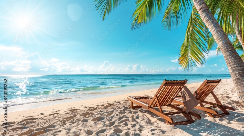 Beach Relaxation with Hat, Sunglasses, and Starfish Beach Relaxation with Hat, Sunglasses, and Starfish