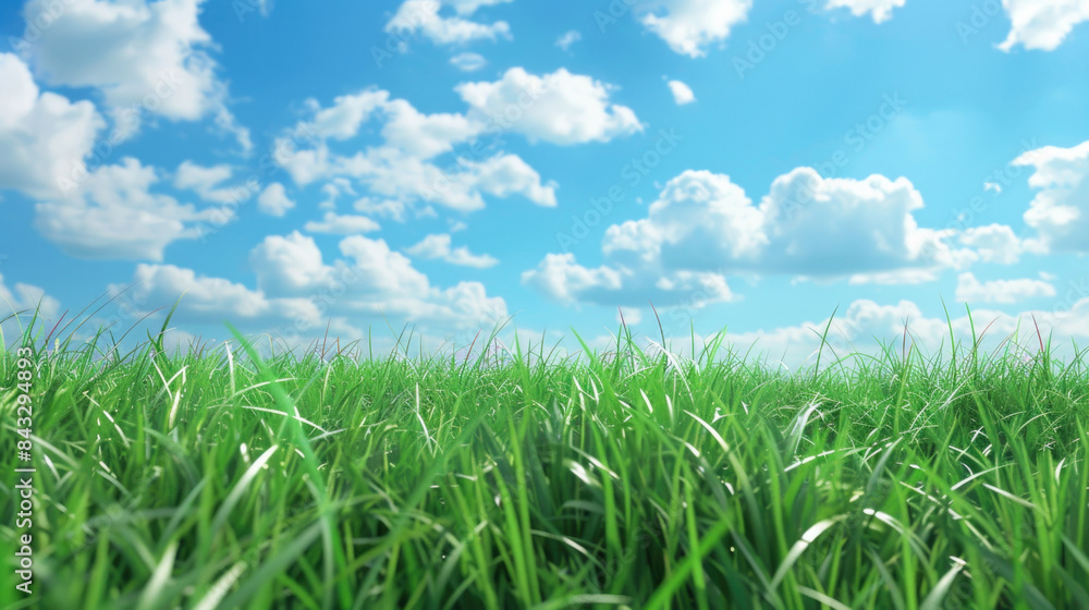 green grass and blue sky green grass and blue sky