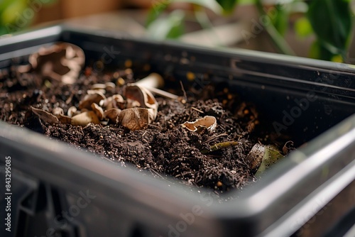 Wallpaper Mural Sustainable Kitchen Practices: Close-up of Compostable Waste Torontodigital.ca