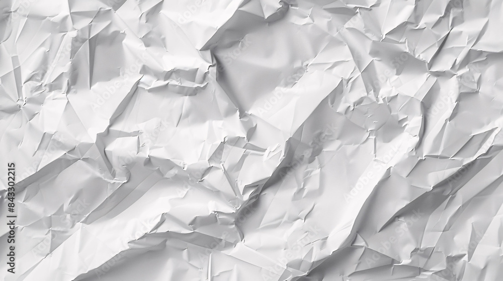 Obraz premium Wrinkled paper texture close-up wrinkled paper texture background material