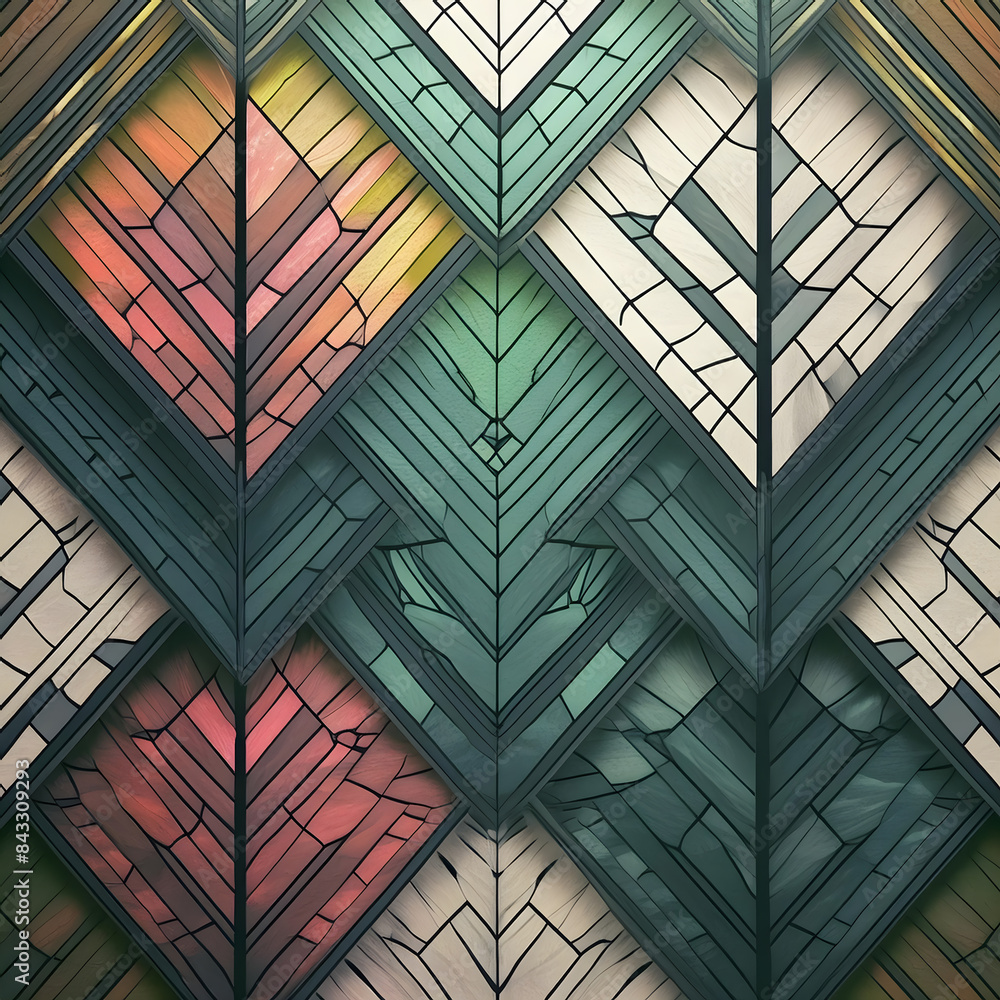 glass wall of a building