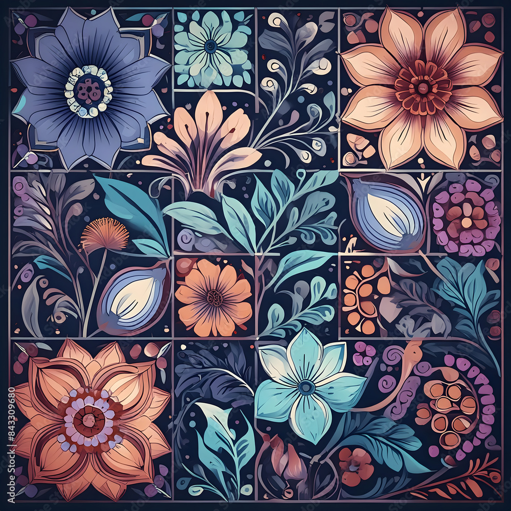 seamless floral pattern seamless floral pattern