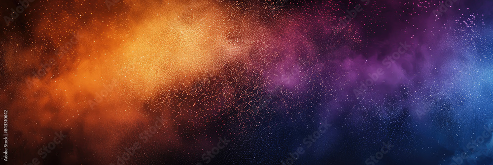 Grainy gradient background blue orange purple abstract glowing color ...