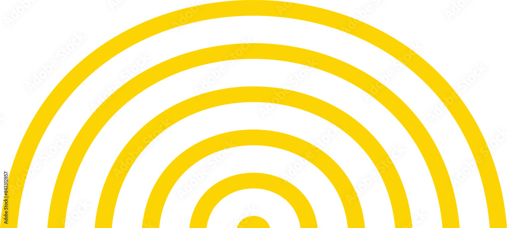 abstract simple yellow circle line can be used background. abstract simple yellow circle line can be used background.