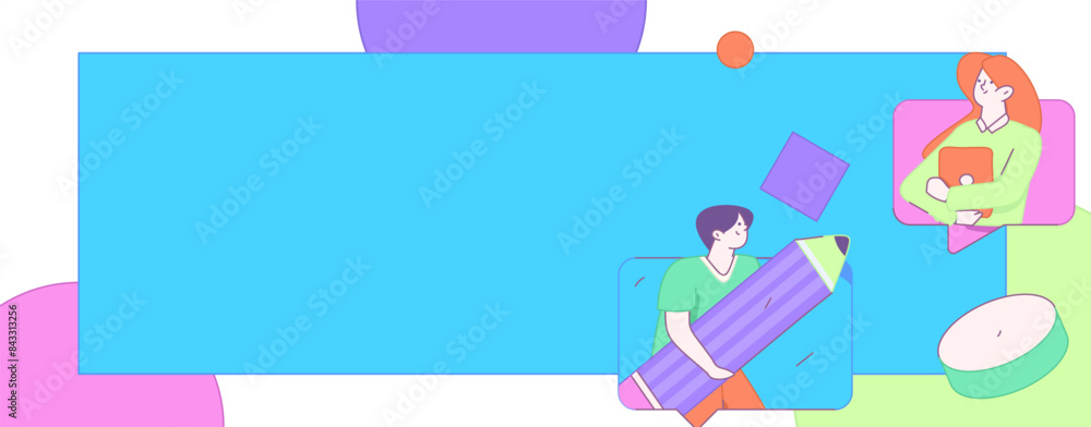 Flat vector illustration of business people operating work scene
Flat vector illustration of business people operating work scene