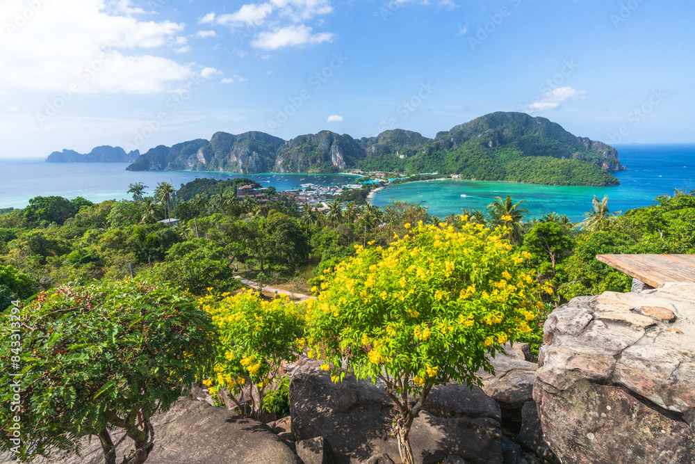 tropical island ko phi phi in thailand