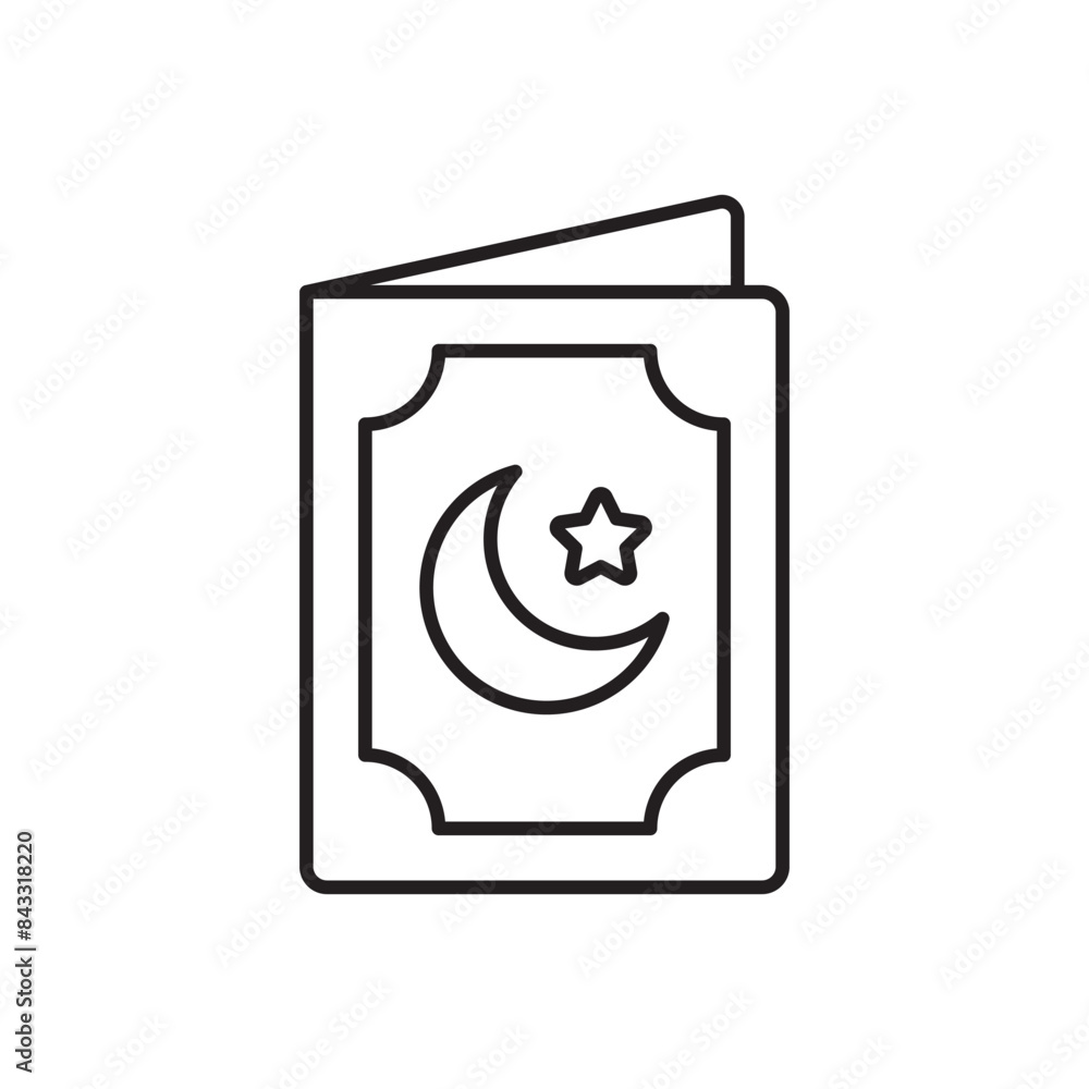 Greeting Card icon design with white background stock illustration Greeting Card icon design with white background stock illustration