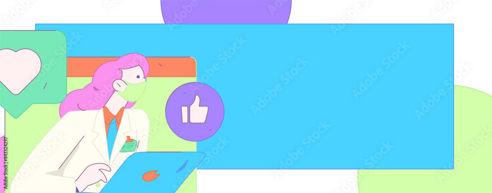 Flat vector illustration of business people operating work scene
Flat vector illustration of business people operating work scene