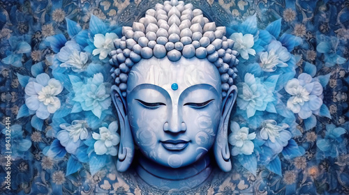 blue Medicine buddha wallpaper