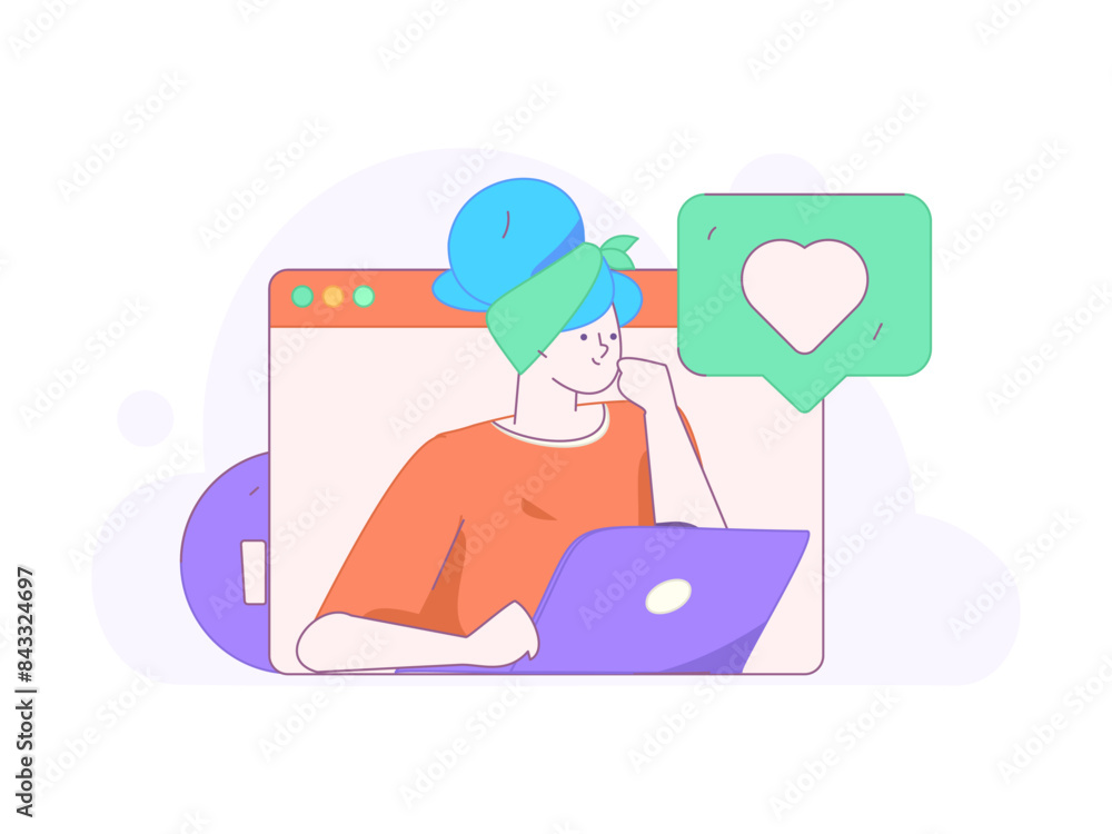 Flat vector illustration of business people operating work scene
Flat vector illustration of business people operating work scene